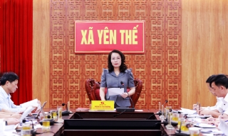 Phó Bí thư Thường trực Tỉnh ủy Nguyễn Thị Hương: Phấn đấu xây dựng xã Yên Thế trở thành phường vào năm 2028