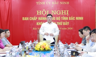 Ban Chấp hành Đảng bộ tỉnh Bắc Ninh thông qua một số nội dung quan trọng