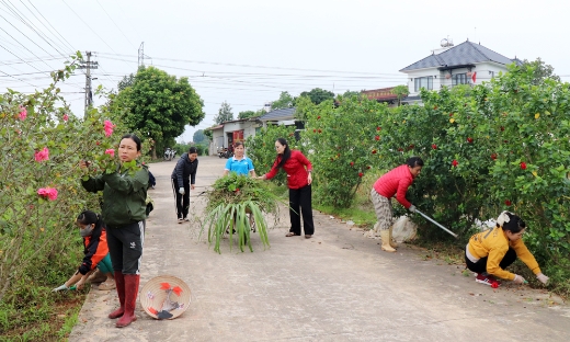 Phụ nữ Nhã Nam lan tỏa “sống xanh”
