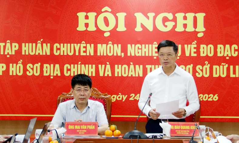  Bắc Ninh: Triển khai nhiệm vụ đo đạc, lập hồ sơ địa chính và hoàn thiện cơ sở dữ liệu đất đai