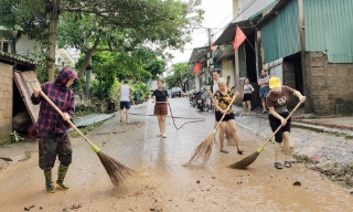 Xã Sơn Động: Nước rút đến đâu, vệ sinh môi trường đến đó
