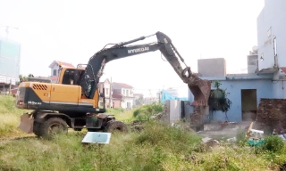 Phường Bắc Giang cưỡng chế thu hồi đất phục vụ dự án đường Lê Duẩn