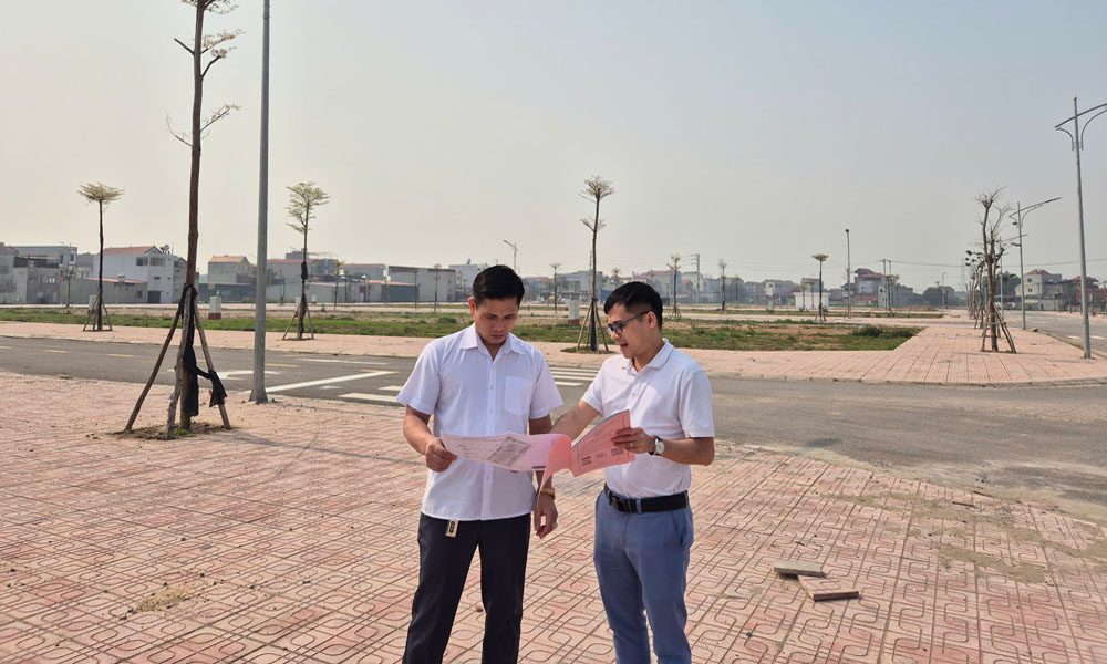 Hiệp Hòa: Đấu giá thành công 83 lô đất, giá trúng tiếp tục tăng cao