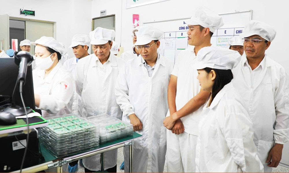  Phó Chủ tịch UBND tỉnh Phạm Văn Thịnh làm việc tại Công ty cổ phần Đầu tư và Phát triển thương mại Quốc tế ORGEN