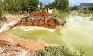 Bắc Ninh: Các xã chủ động xả lũ, tiêu úng tại khu vực trũng thấp ven sông