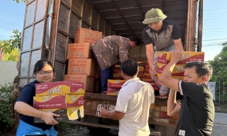 Doanh nghiệp trong khu công nghiệp chung tay khắc phục hậu quả thiên tai