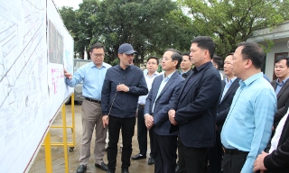 Bí thư Tỉnh ủy Nguyễn Hồng Thái kiểm tra tiến độ thực hiện dự án Cảng hàng không quốc tế Gia Bình