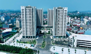 Nhà ở xã hội dành cho công nhân xã Quang Châu trước ngày khánh thành