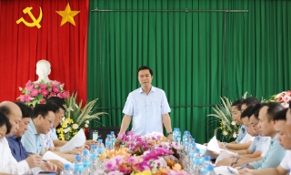 Phó Chủ tịch UBND tỉnh Bắc Ninh Lê Xuân Lợi làm việc tại xã Tây Yên Tử