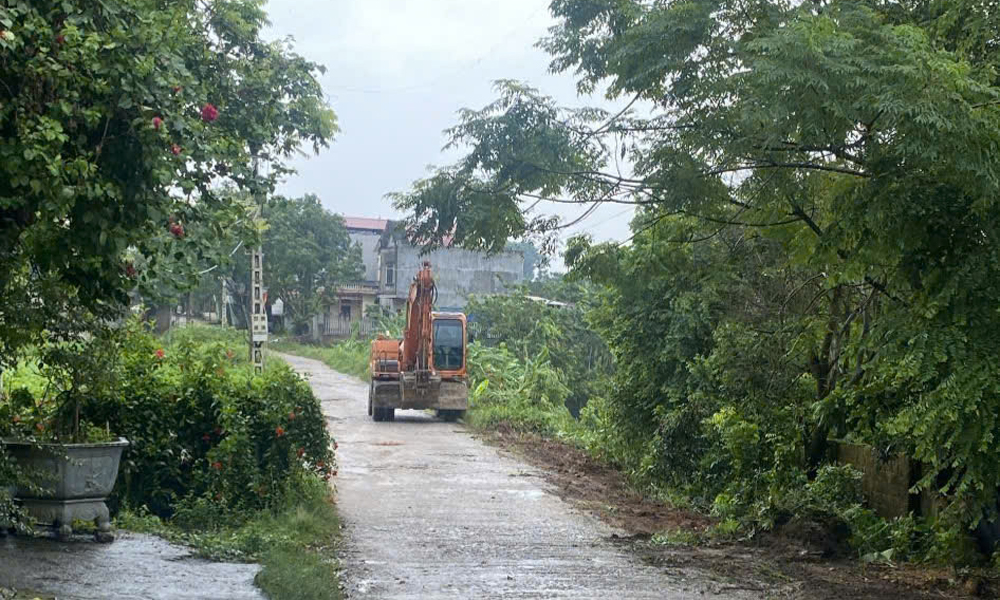  Hơn 65 tỷ đồng cải tạo, nâng cấp đường ĐH 34B đi qua xã Hiệp Hòa và Hoàng Vân