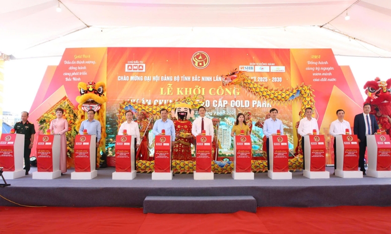  Bắc Ninh: Khởi công dự án chung cư cao cấp Gold Park