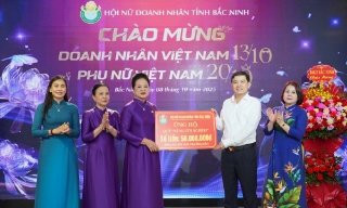 Hội Nữ doanh nhân tỉnh Bắc Ninh gặp mặt nhân Ngày Doanh nhân Việt Nam 