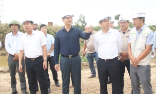 Chủ tịch UBND tỉnh Vương Quốc Tuấn chỉ đạo: Tập trung giải phóng mặt bằng, đẩy nhanh tiến độ thi công dự án cầu Kênh Vàng