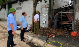 Phường Tiền Phong quyết liệt xử lý hành vi lấn chiếm phía sau hai dãy nhà