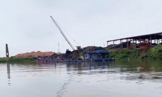 Bắc Ninh: Phát hiện, xử phạt 6 trường hợp vi phạm tại các bến thủy nội địa không phép trên sông Cầu