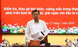 Phó Chủ tịch UBND tỉnh Bắc Ninh Phan Thế Tuấn: Quyết liệt tháo gỡ khó khăn, thúc đẩy phát triển kinh tế - xã hội các xã miền núi