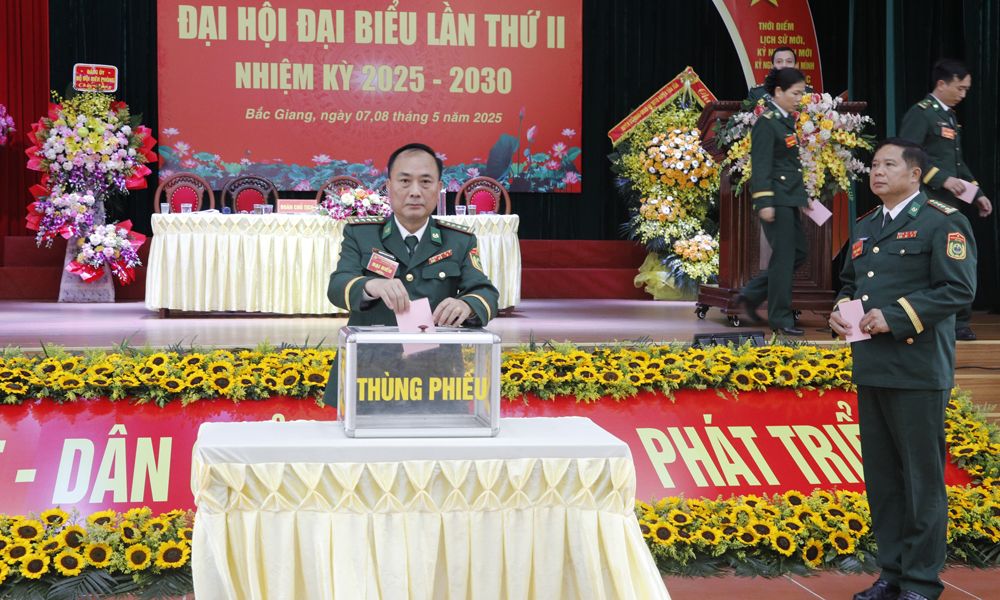 Trường Cao đẳng Biên phòng tổ chức Đại hội Đảng bộ nhiệm kỳ 2025-2030