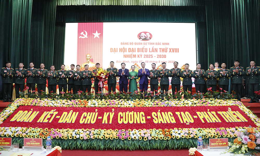  Đại hội Đảng bộ Quân sự tỉnh Bắc Ninh: Xây dựng lực lượng vũ trang “tinh, gọn, mạnh”