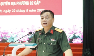 Bắc Ninh: Rút kinh nghiệm, triển khai hoạt động tổ chức quân sự gắn với thực hiện chính quyền địa phương 2 cấp