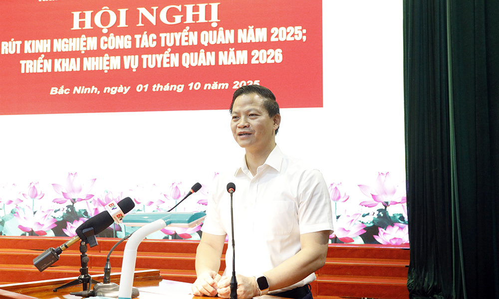  Bắc Ninh: Thực hiện đúng, đủ quy trình các bước tuyển quân, bảo đảm hoàn thành 100% chỉ tiêu được giao 