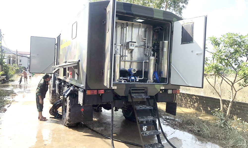  Viện Khoa học và Công nghệ quân sự giúp Nhân dân xã Bố Hạ bảo đảm nguồn nước sạch