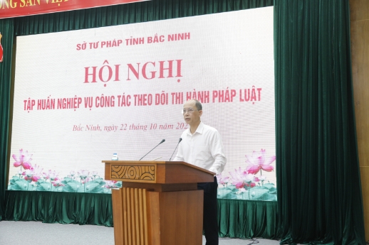 Bắc Ninh: Tập huấn nghiệp vụ công tác thi hành pháp luật