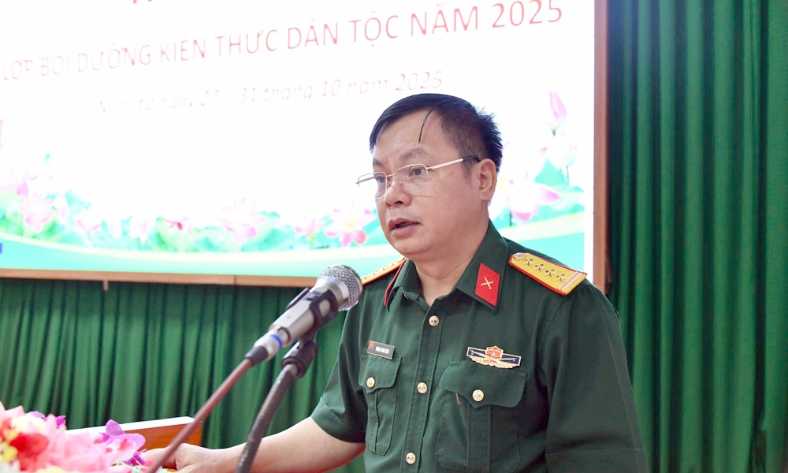  Bộ Chỉ huy quân sự tỉnh Bắc Ninh bồi dưỡng kiến thức dân tộc cho cán bộ