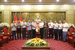 Thường trực Tỉnh ủy Bắc Ninh tiếp và làm việc với Đoàn công tác Bộ Tư lệnh Quân khu 1