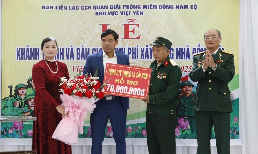 Bắc Ninh: Khánh thành nhà đồng đội tặng thương binh Nguyễn Văn Mẫn