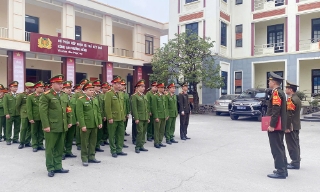 Công an tỉnh Bắc Ninh tăng cường kiểm tra điều lệnh, công tác thường trực sẵn sàng chiến đấu
