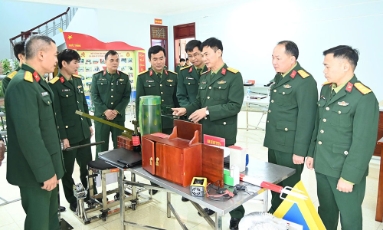  Bắc Ninh: 111 sản phẩm tham gia Hội thi sáng kiến, cải tiến trang thiết bị kỹ thuật, đồ dùng huấn luyện