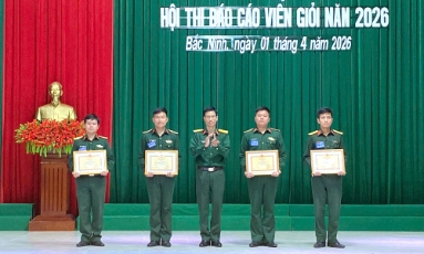  Sôi nổi hội thi Báo cáo viên giỏi tại Sư đoàn 325