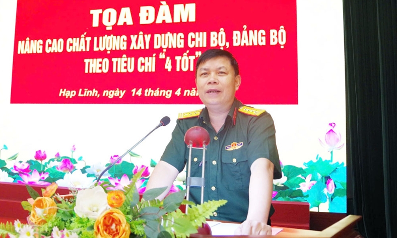  Tọa đàm nâng cao chất lượng xây dựng chi bộ, đảng bộ theo tiêu chí “4 tốt”