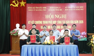  Đông Phú ra mắt mô hình “Làng Quân - Dân”