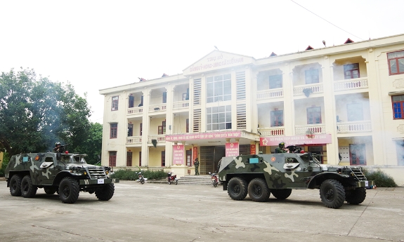 Lực lượng vũ trang tỉnh và các đơn vị quân đội sẵn sàng chiến đấu bảo vệ an toàn các ngày lễ lớn