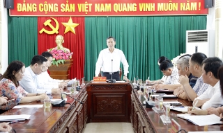 Chủ tịch HĐND tỉnh Nguyễn Việt Oanh: Xã Tân Dĩnh khẩn trương lên lộ trình trở thành phường