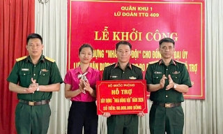 Lữ đoàn 409 khởi công xây dựng Nhà đồng đội 