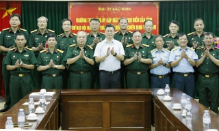 Thường trực Tỉnh ủy gặp mặt Đoàn đại biểu dự Đại hội đại biểu Cựu chiến binh Việt Nam lần thứ VIII
