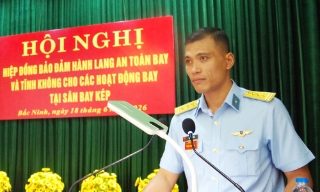 Bắc Ninh: Trung đoàn 927 hiệp đồng bảo đảm an toàn bay khu vực sân bay Kép