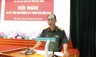 Bộ Chỉ huy quân sự tỉnh Bắc Ninh: Hoàn thành xuất sắc nhiều nhiệm vụ  trong 6 tháng đầu năm