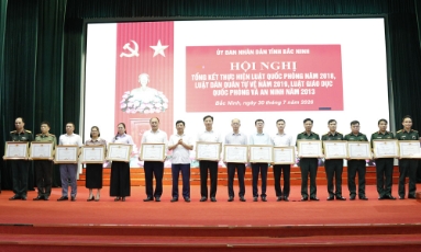  Bắc Ninh: Tổng kết thực hiện Luật Quốc phòng, Dân quân tự vệ, Giáo dục quốc phòng và an ninh