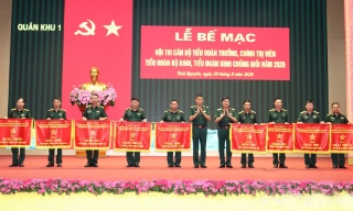 Sư đoàn 3 đoạt giải Nhất Hội thi cán bộ tiểu đoàn giỏi cấp Quân khu