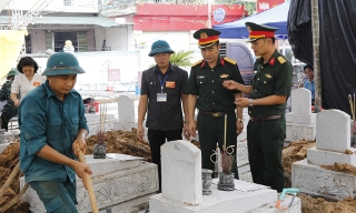 Bắc Ninh: Kiểm tra công tác lấy mẫu ADN hài cốt liệt sĩ tại phường Tự Lạn