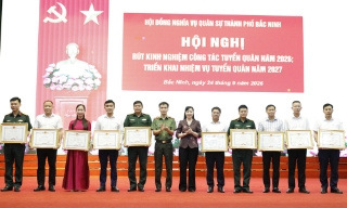Bắc Ninh triển khai nhiệm vụ tuyển quân năm 2027