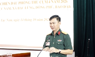 Bắc Ninh khai mạc diễn tập chiến đấu phòng thủ cụm 4