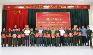 Phường Vân Hà ra mắt 16 Tổ tự quản về an ninh, trật tự của Hội Cựu chiến binh