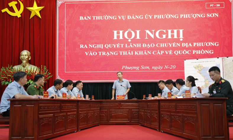  Bắc Ninh khai mạc diễn tập chiến đấu phòng thủ cụm 6