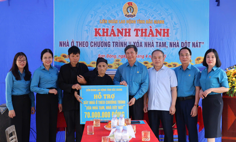 Bắc Giang: Khánh thành, bàn giao nhà ở cho hộ nghèo, hộ cận nghèo huyện Sơn Động