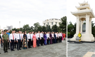 Bắc Ninh: Các đồng chí lãnh đạo tỉnh dâng hương tưởng niệm các Anh hùng liệt sĩ 