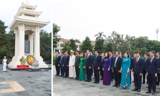 Bắc Ninh: Đoàn đại biểu dự Đại hội Thi đua yêu nước tỉnh dâng hương tưởng niệm các Anh hùng liệt sĩ